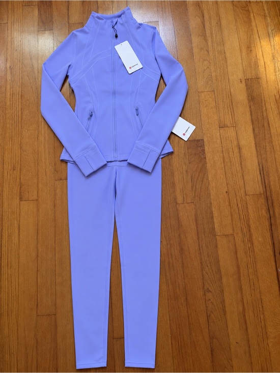 lululemon athletica Other - lululemon athletica women’s Lavender Zip Jacket & Legging Set